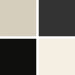 Gil Cagnè Eyeshadows (trousse 4 colori) 105 Optical Balck & White - Baldan Group - *